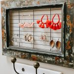 diy Dollar Tree earring holder