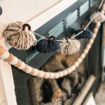 diy yarn pumpkin garland