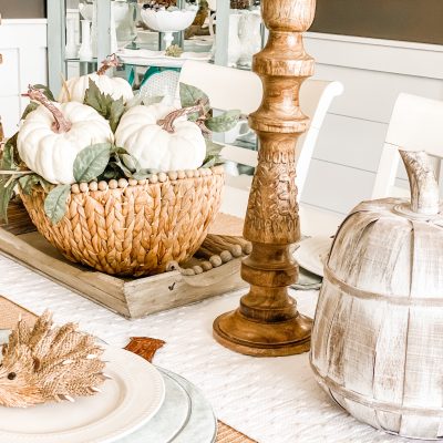 Easy and Beautiful Fall Tablescape