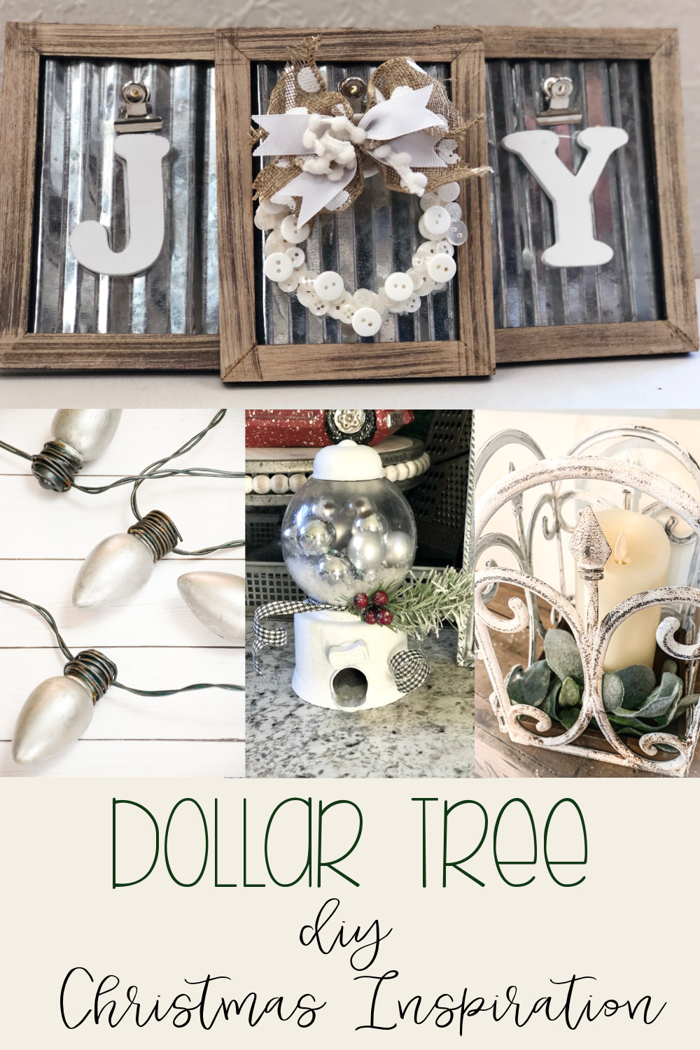 Dollar Tree Christmas DIY Inspiration - Re-Fabbed