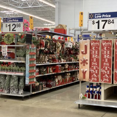 Christmas Decor at Walmart 2020