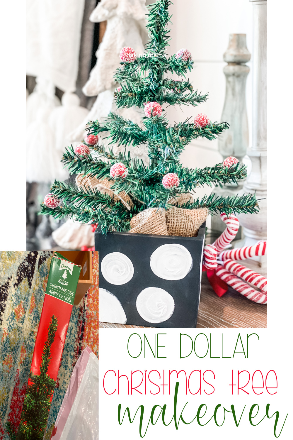 dollar tree christmas tree diy ReFabbed