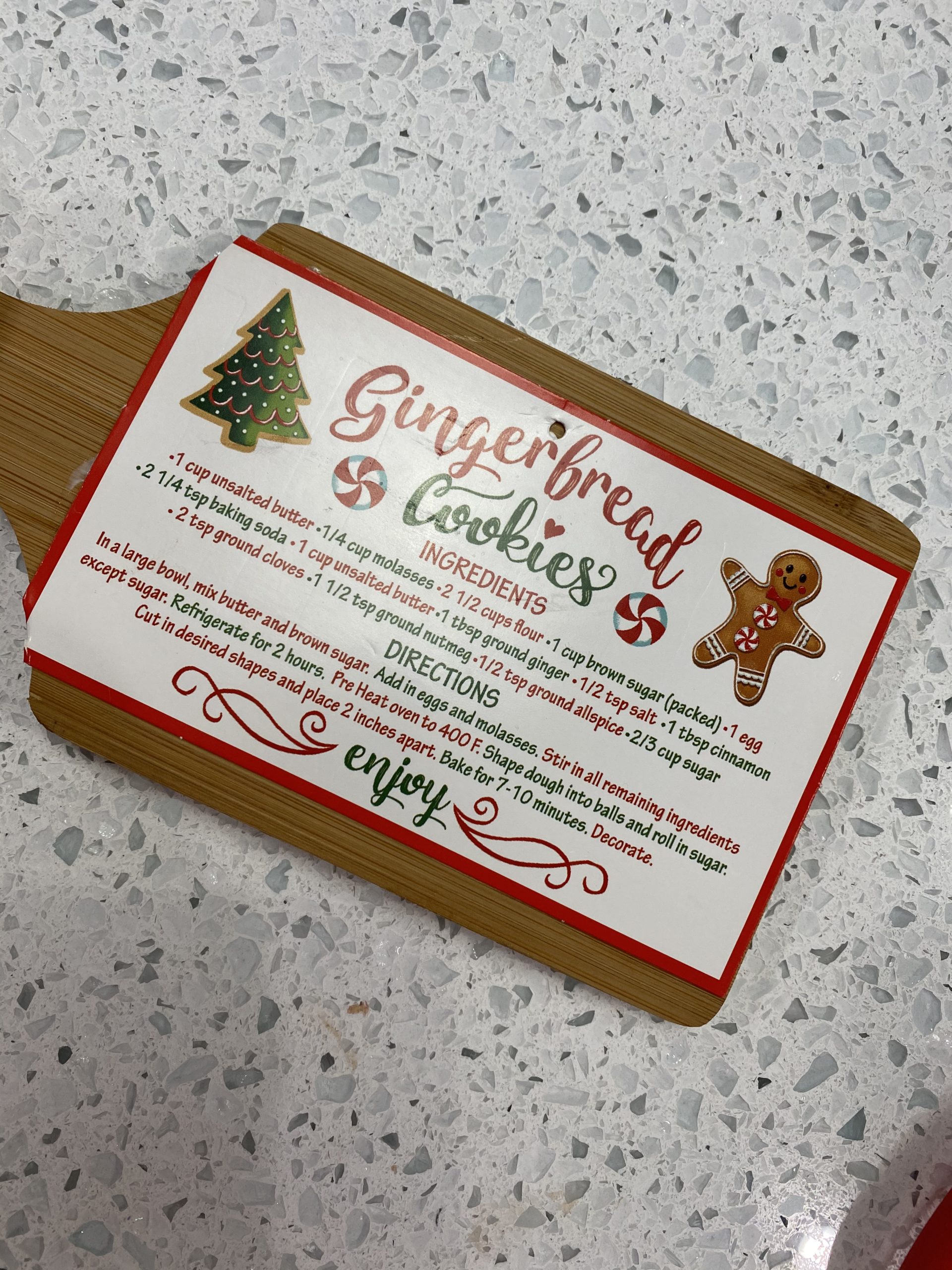 Mini Cutting Board Recipe Ornament ReFabbed