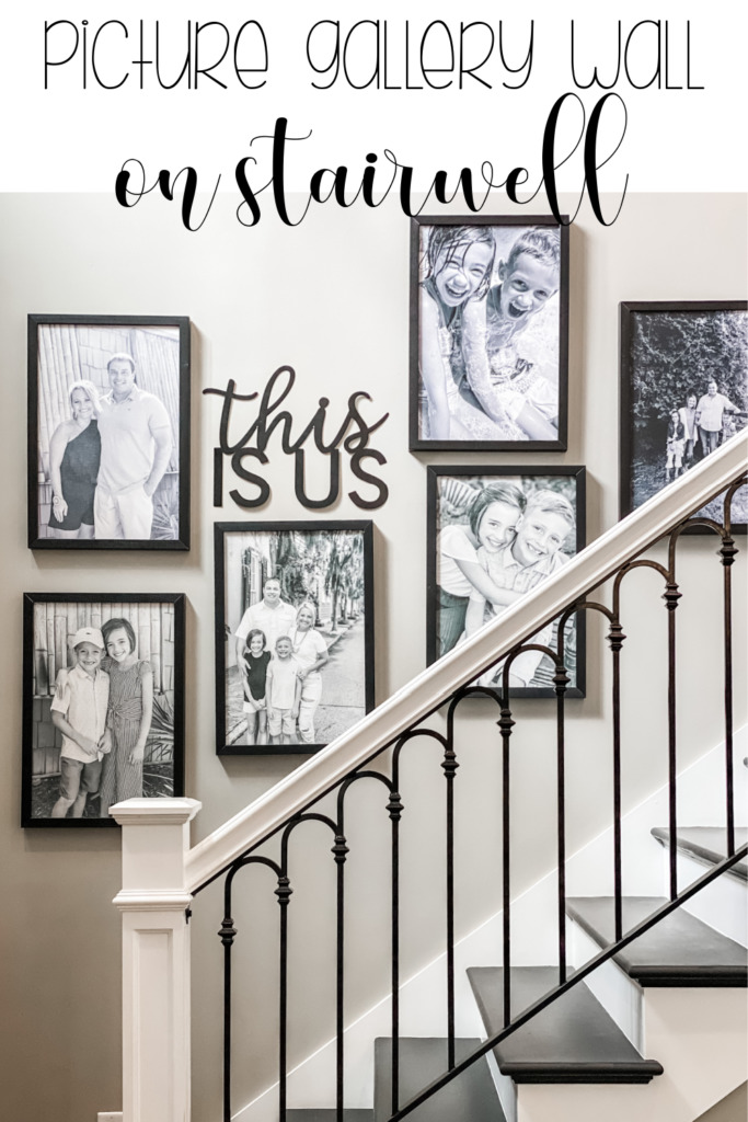 Stairwell Picture Gallery Wall The Beginning Re Fabbed