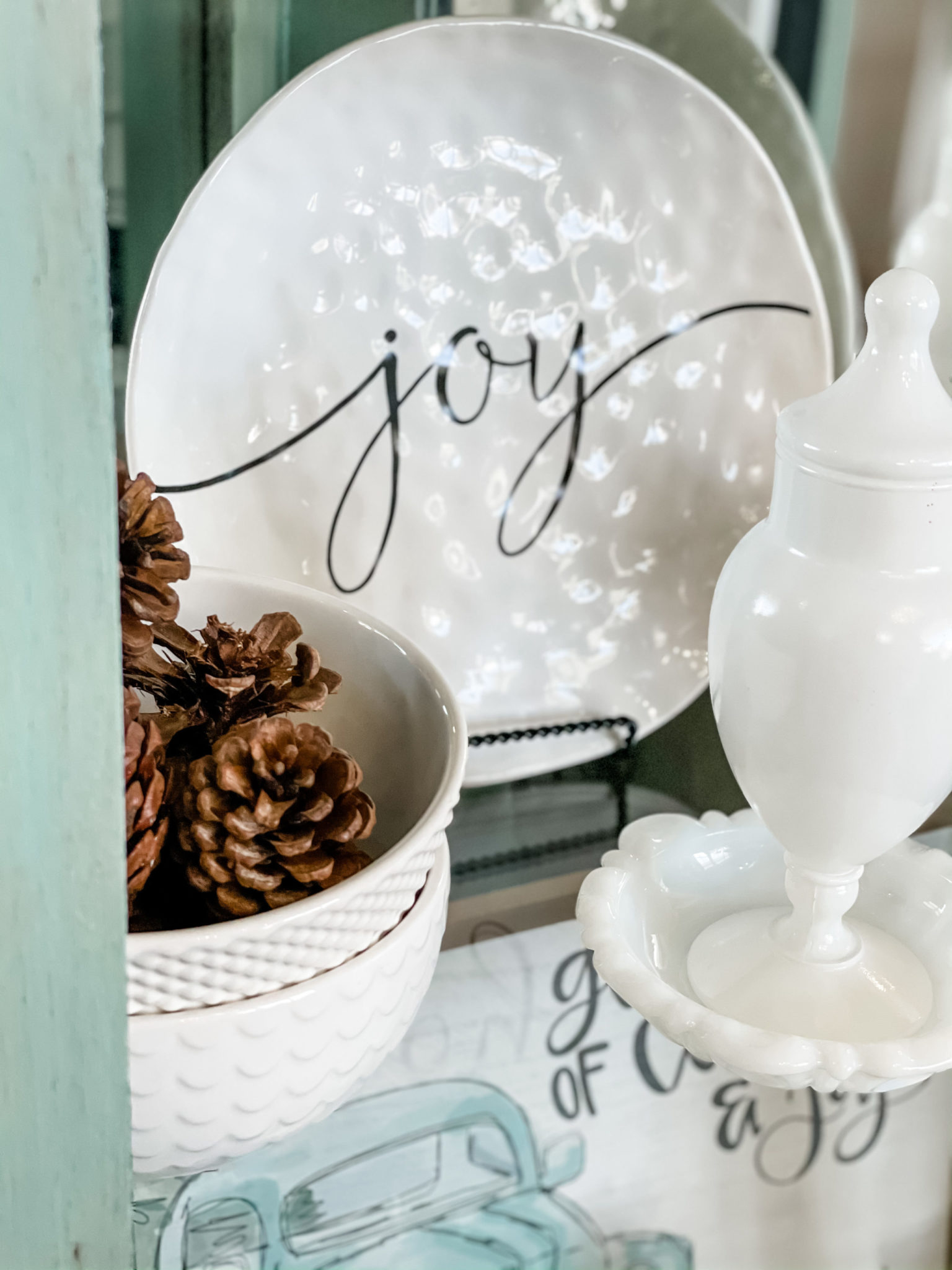 Christmas corner cabinet - Re-Fabbed