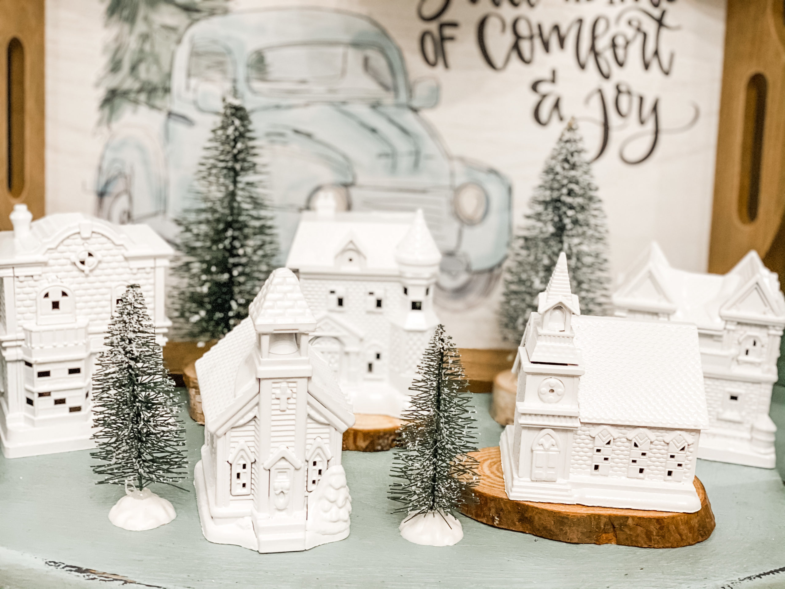 Christmas DIY: village makeover 