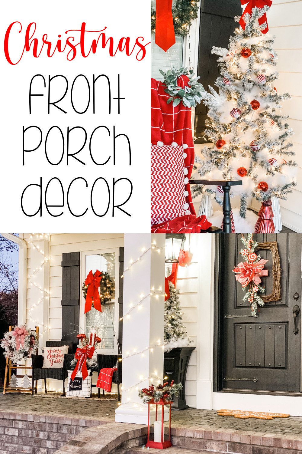 Christmas front porch - Re-Fabbed