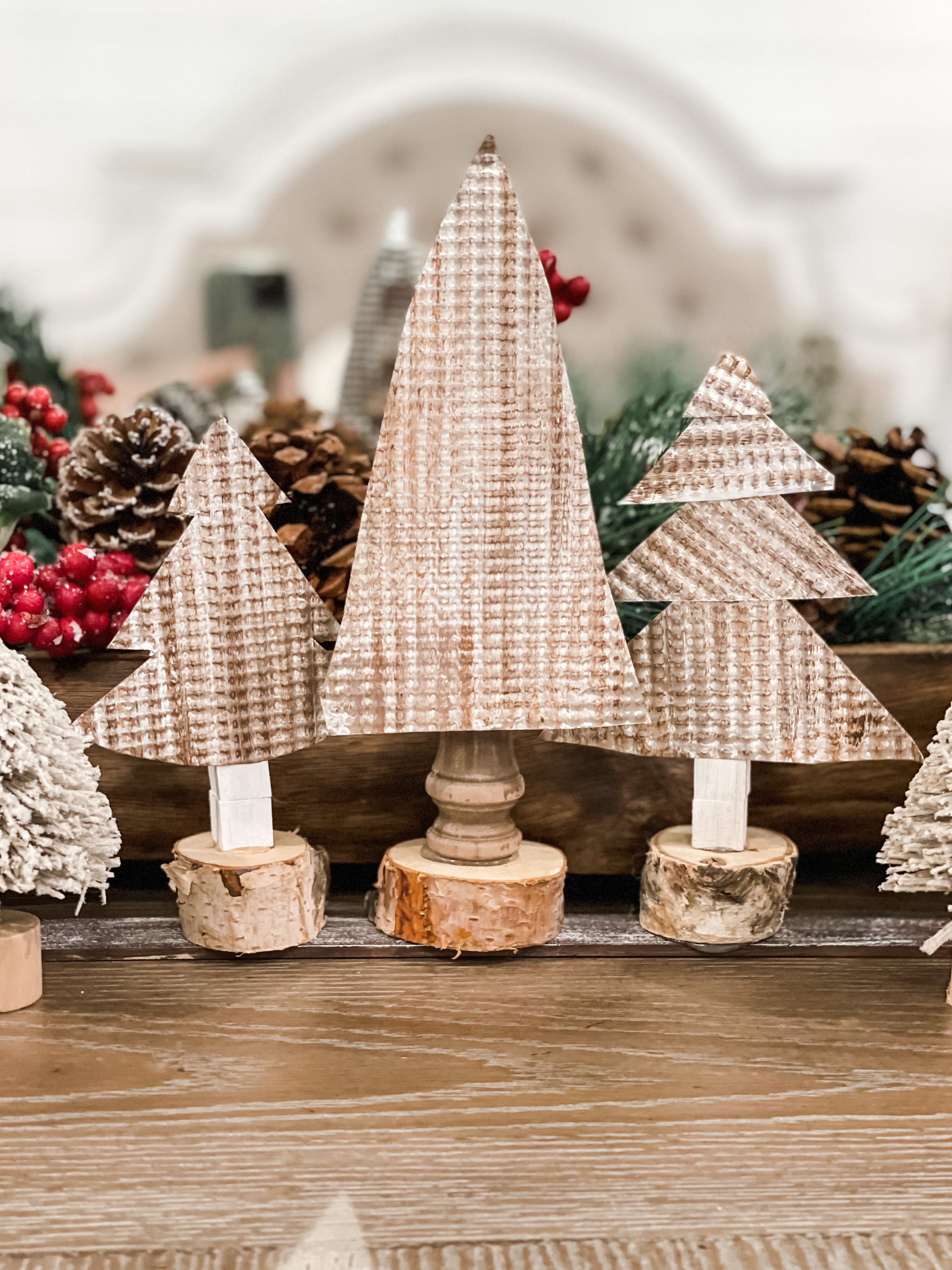 Dollar Tree cookie sheet trees Re Fabbed