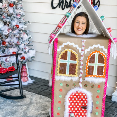 diy life size gingerbread house