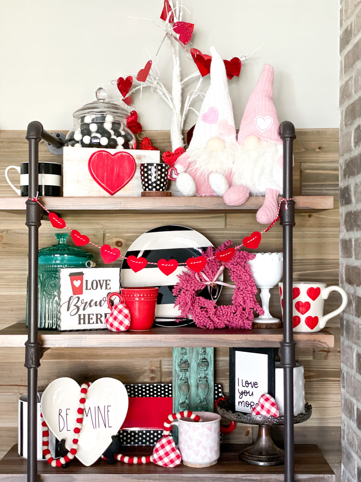 Valentine inspired coffee bar - Re-Fabbed