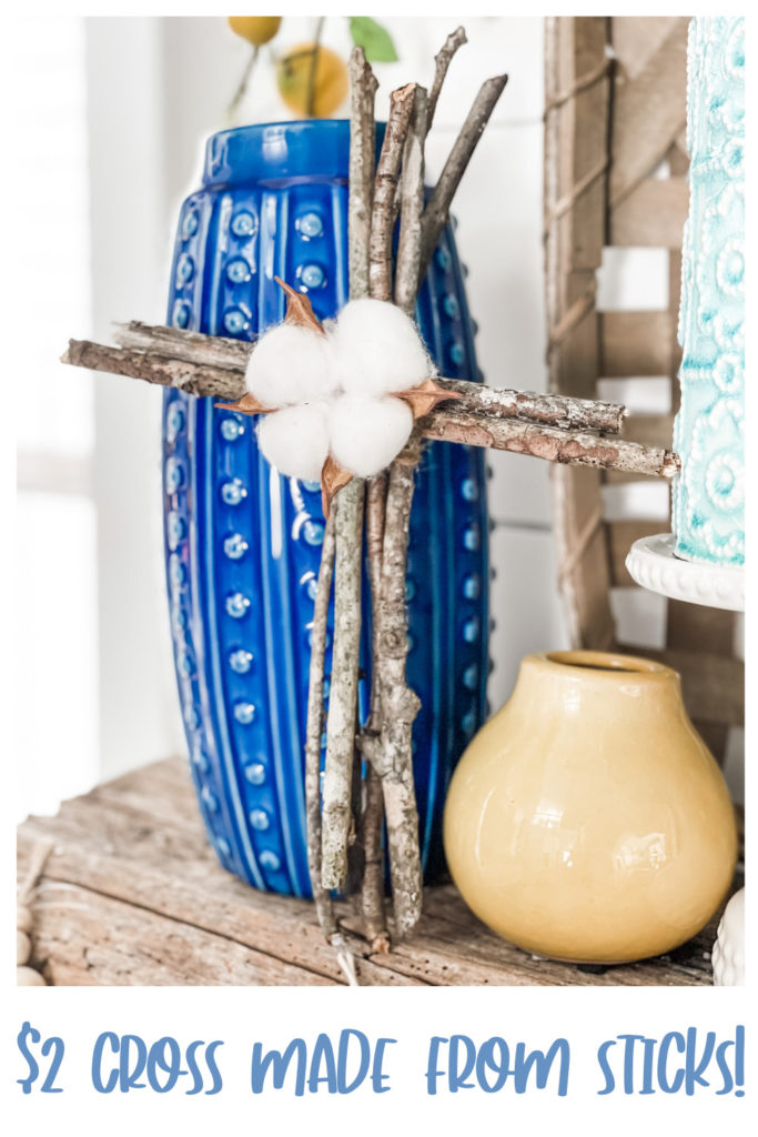 DIY twig cross | Twig cross craft 