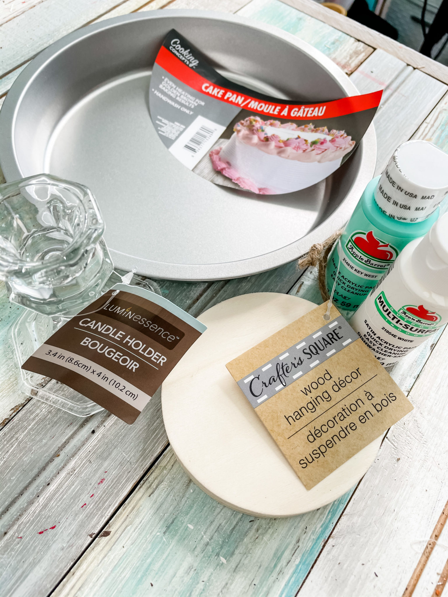 diy Dollar Tree cake stand ReFabbed