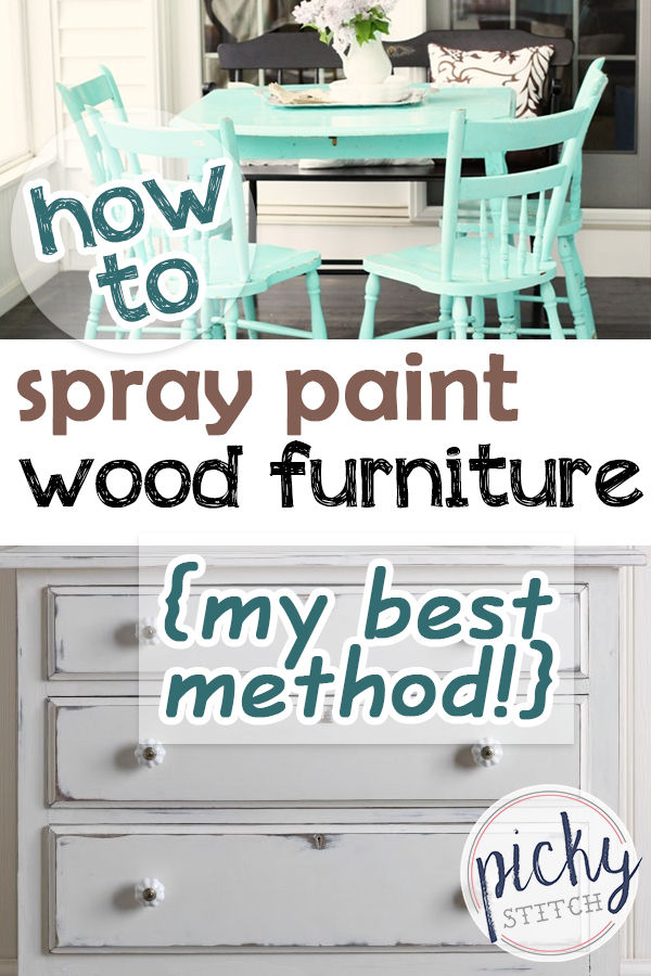 HOW TO SPRAY PAINT FURNITURE