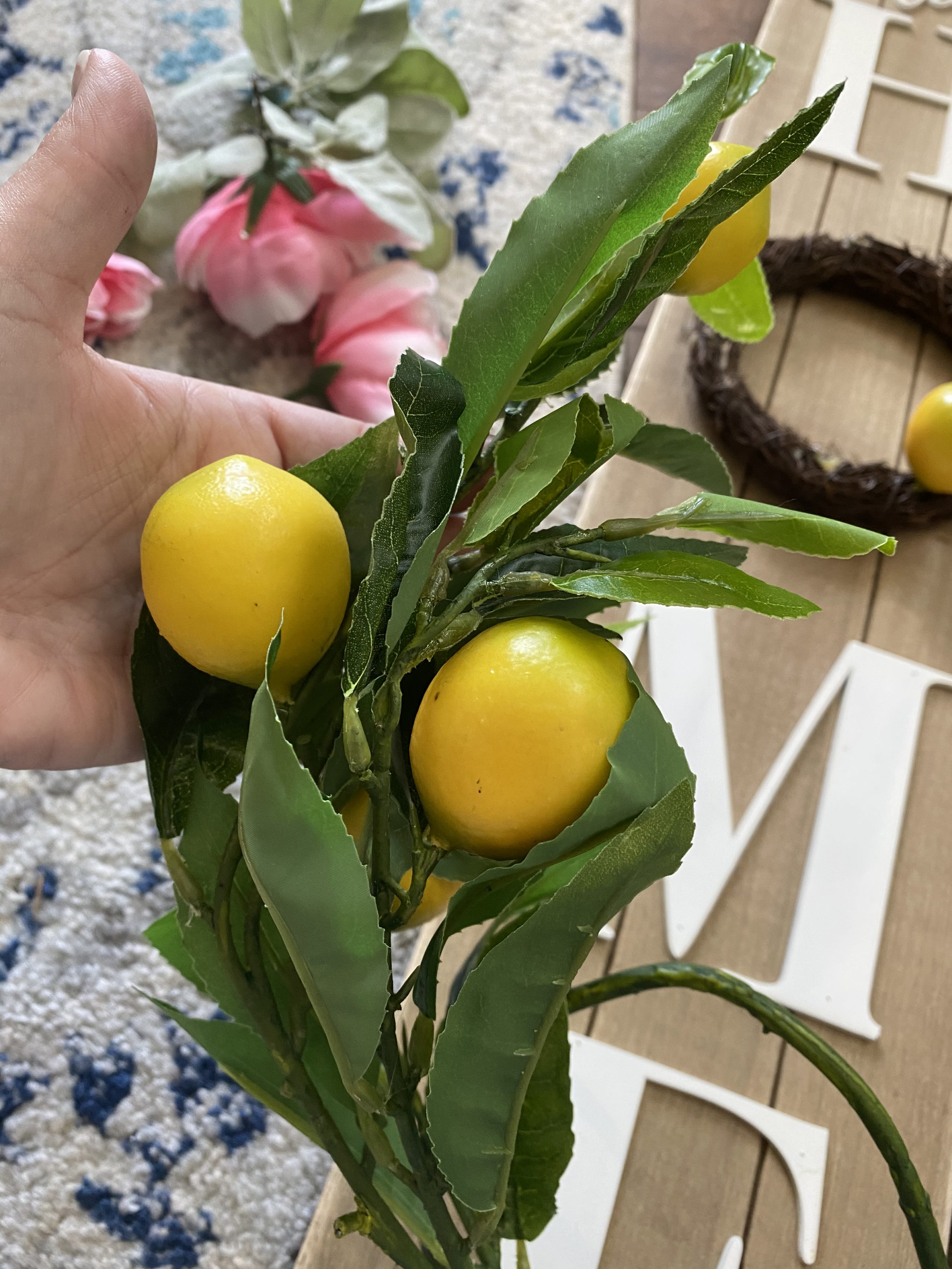 lemon branches used for project from amazon