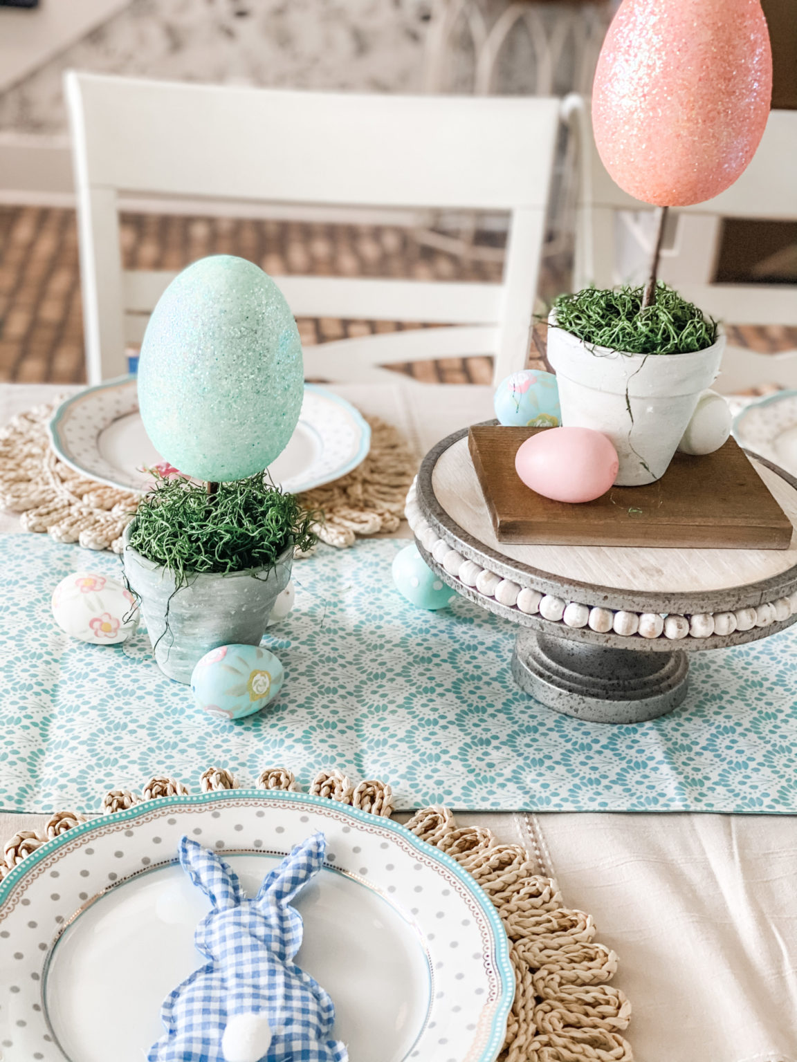 easy Easter tablescape - Re-Fabbed