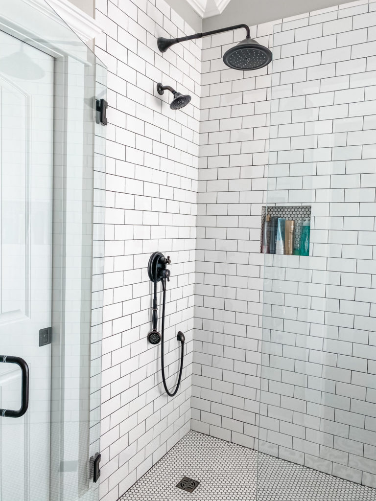 tile shower