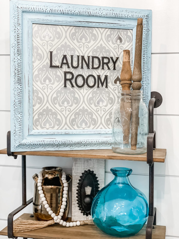 diy dollar tree laundry room sign