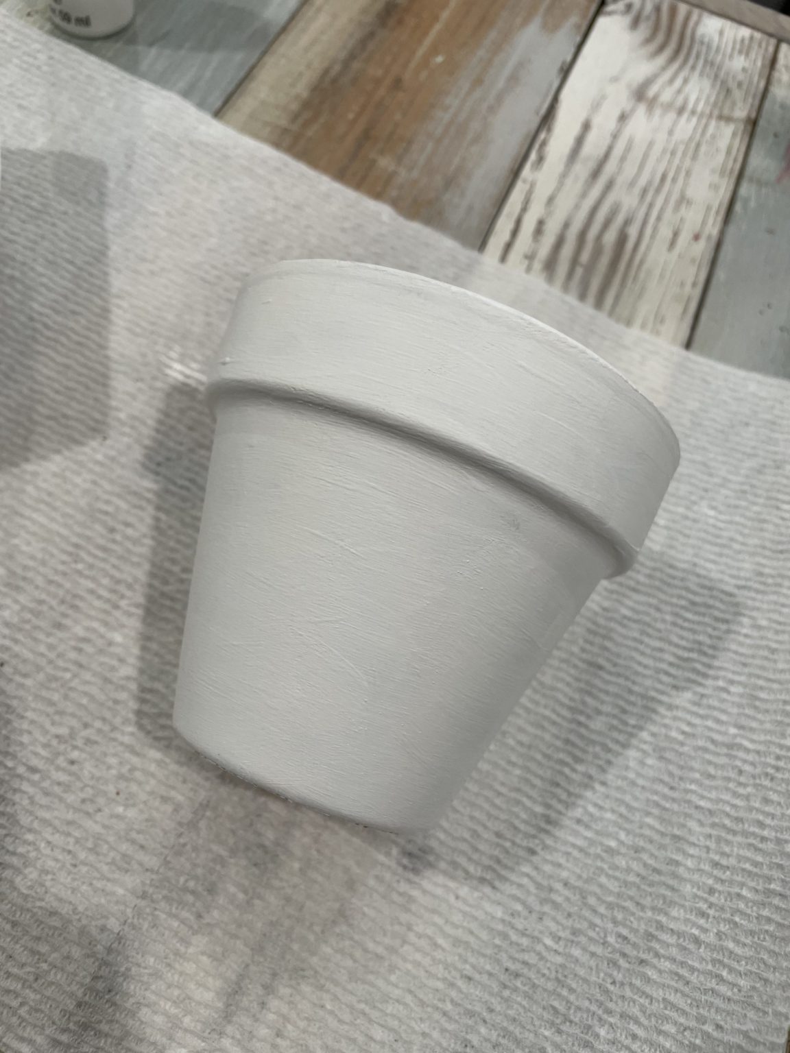 Dollar Tree terracotta pot makeover ReFabbed