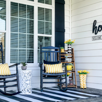 spring front porch tour