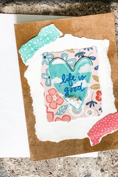 homemade stationery card