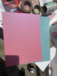 paper used for homemade stationery card