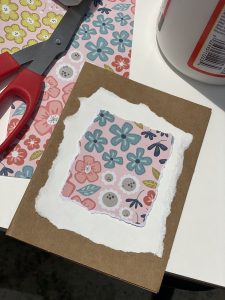 homemade stationery card