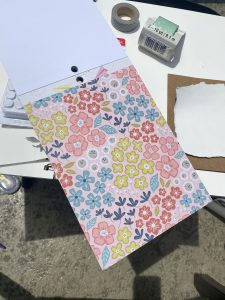 paper used for homemade stationery card