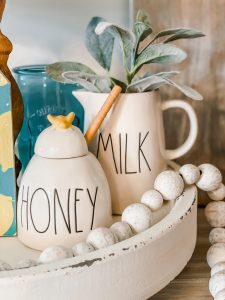 lemon themed coffee bar for small coffee bar