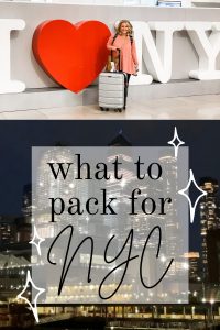 what to pack for new york city