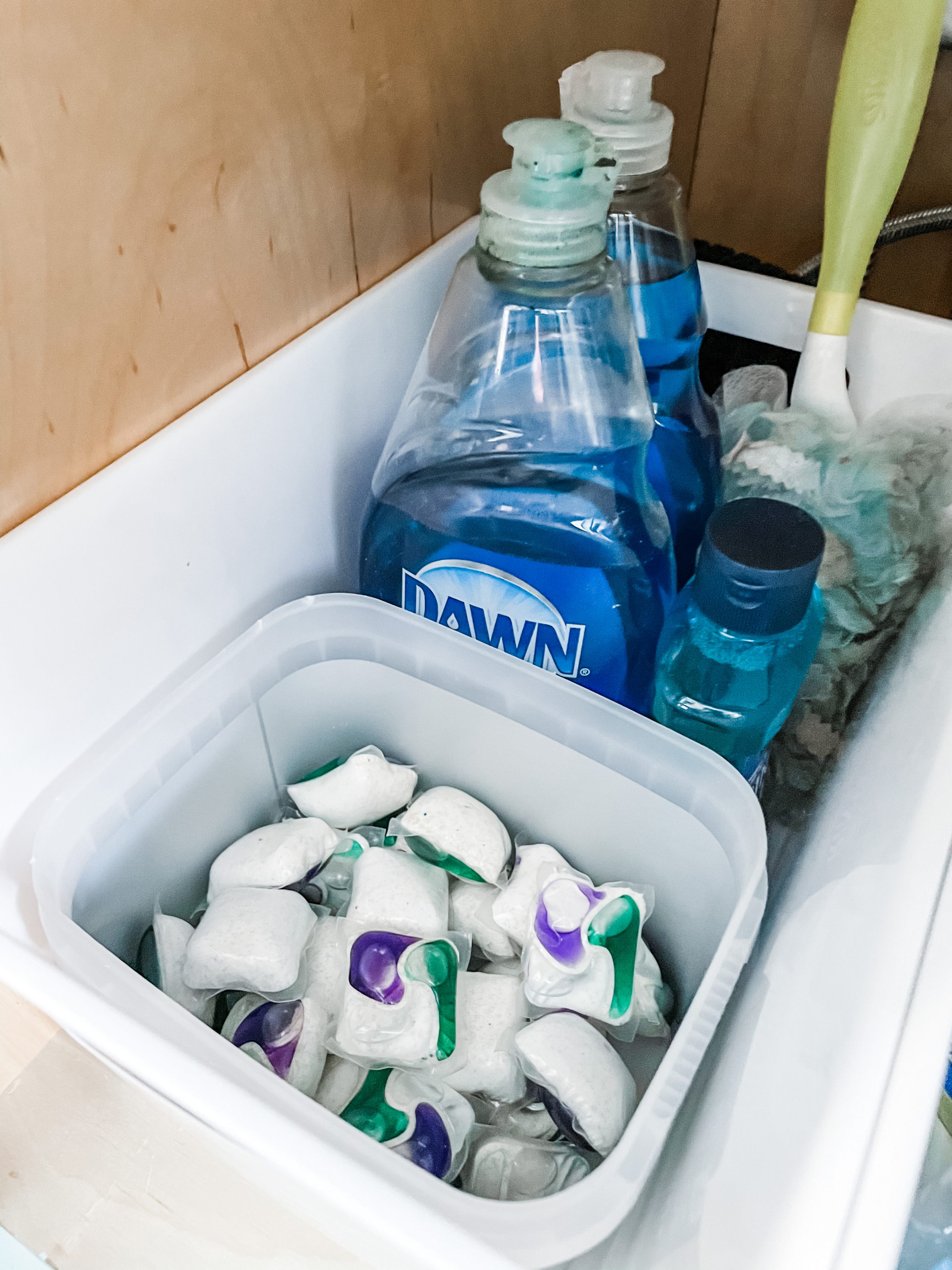 dollar tree under the sink organization - Re-Fabbed