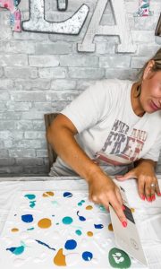 easy abstract painting tutorial for beginners