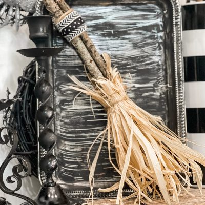 diy Dollar Tree witches broom