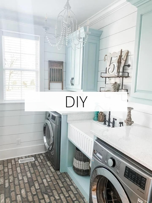 renovated laundry room