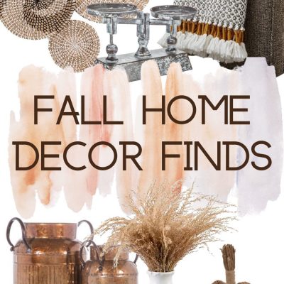 Fall home decor finds