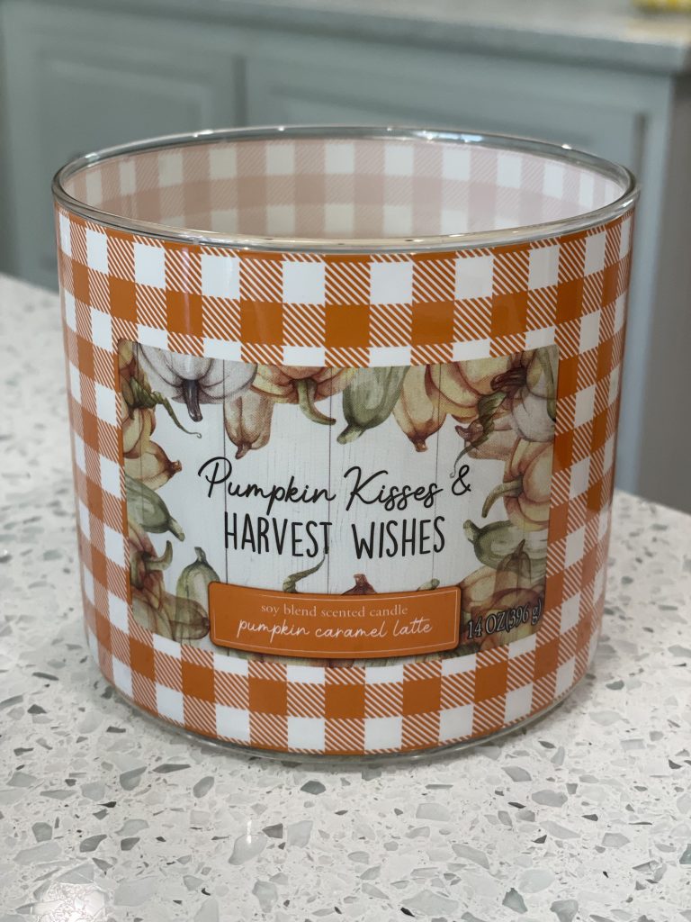 pumpkin candle