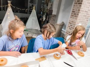 the next morning - donut bar