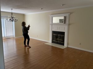 living room before