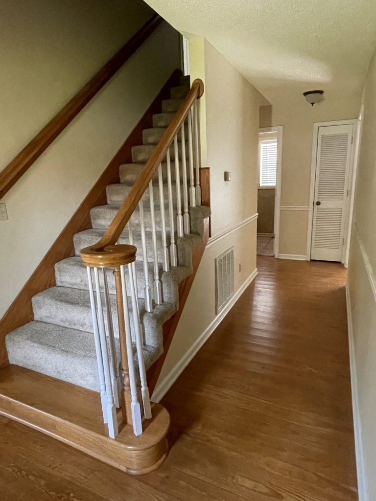 stairwell/hallway before