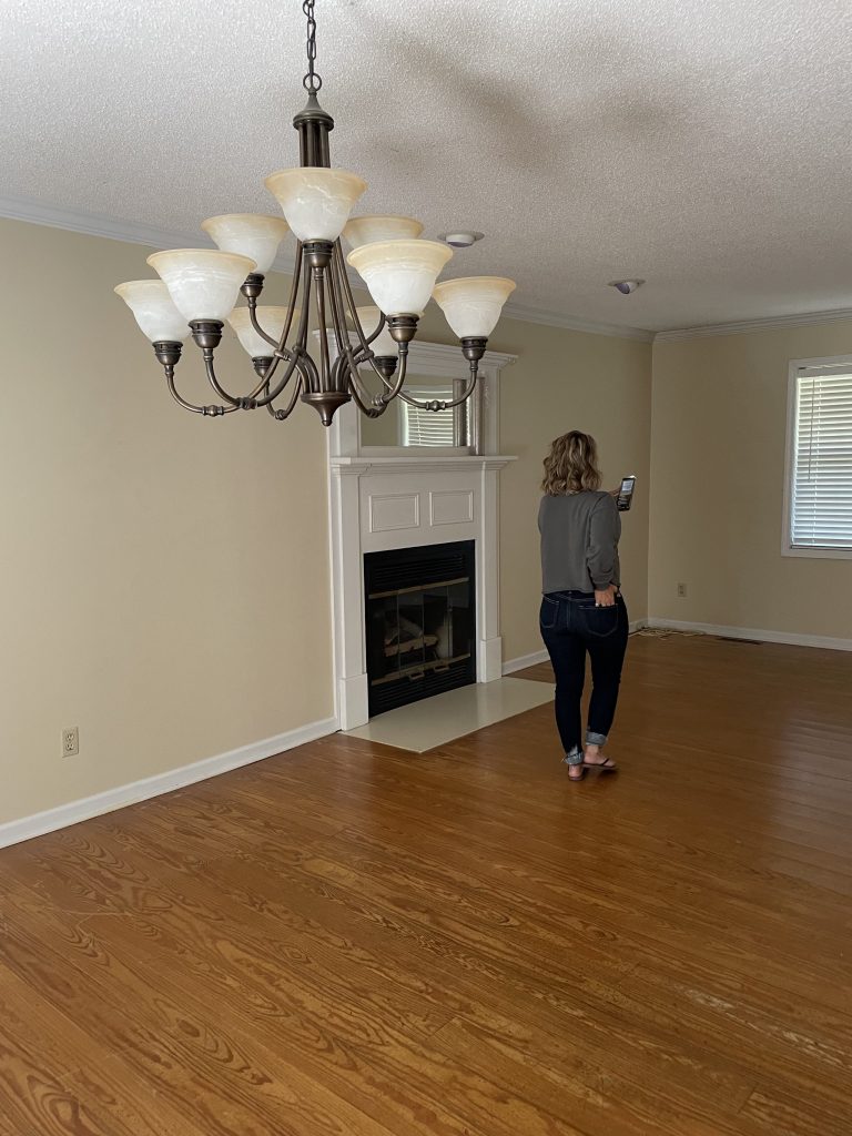 living room before