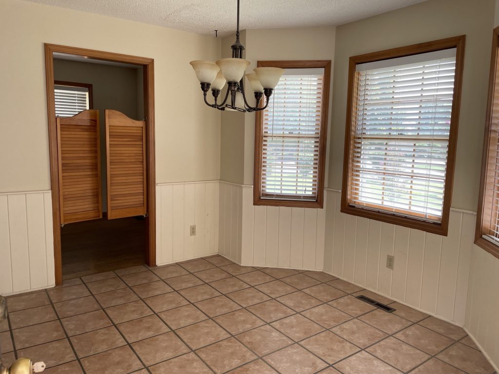 kitchen area before