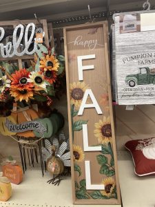 fall sunflower porch sign