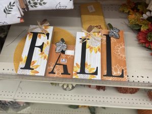 fall pumpkin sign