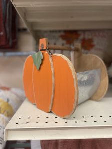 pumpkin galvanized caddy