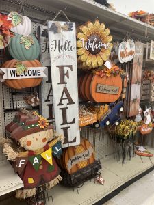 fall decorations at big lots