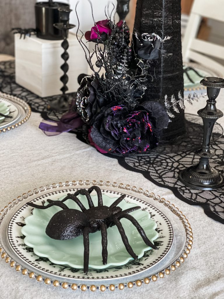 picture of halloween place setting