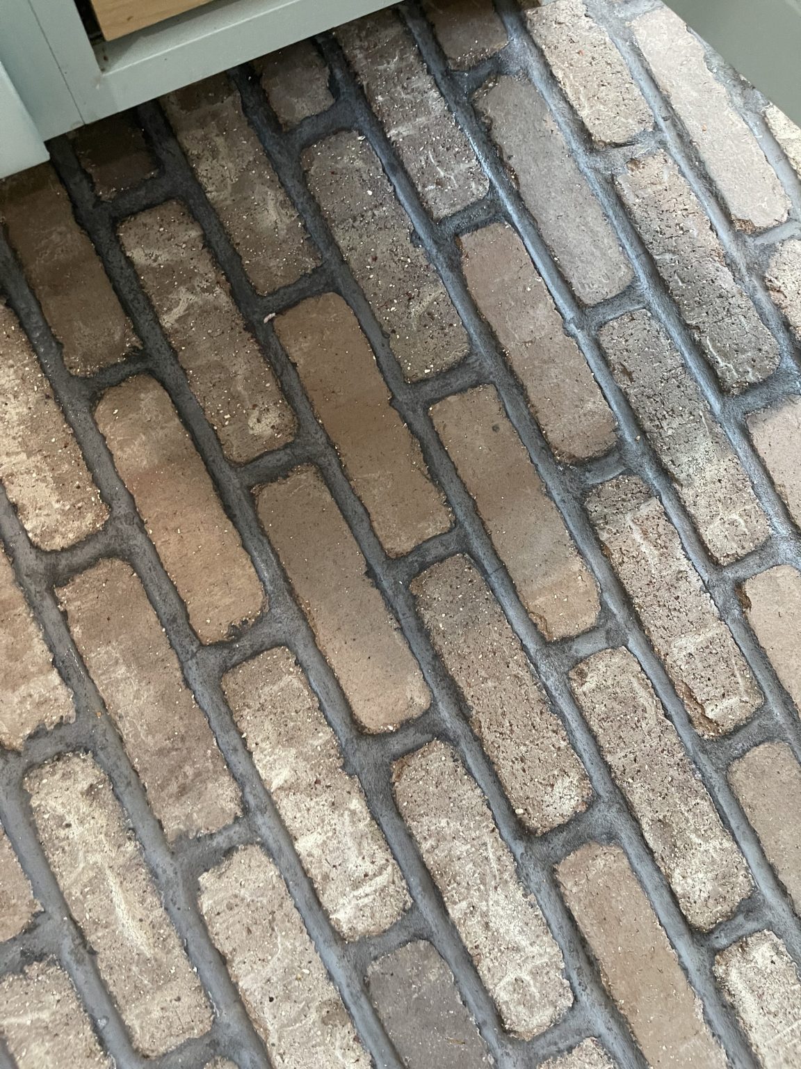 how to clean paint off brick flooring ReFabbed