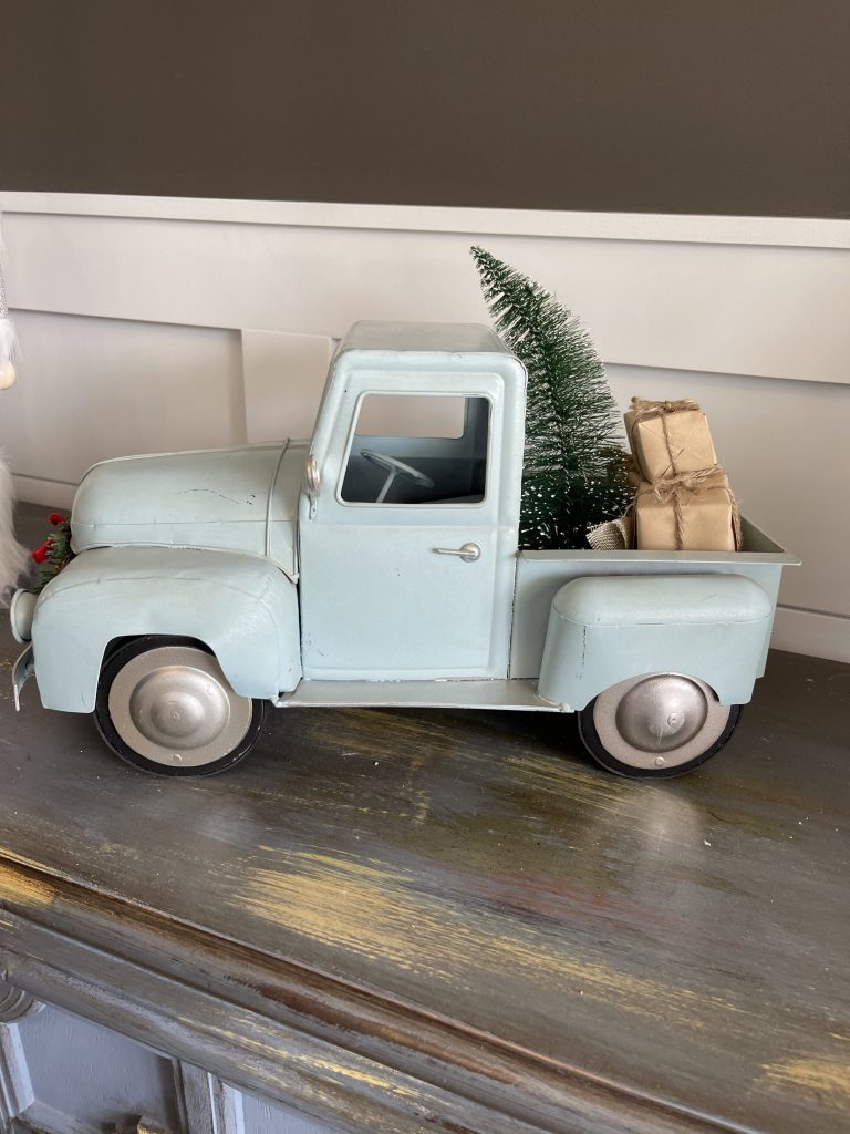 picture of an aqua metal truck from hobby lobby