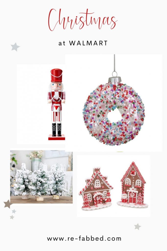 christmas at walmart pinterest collage