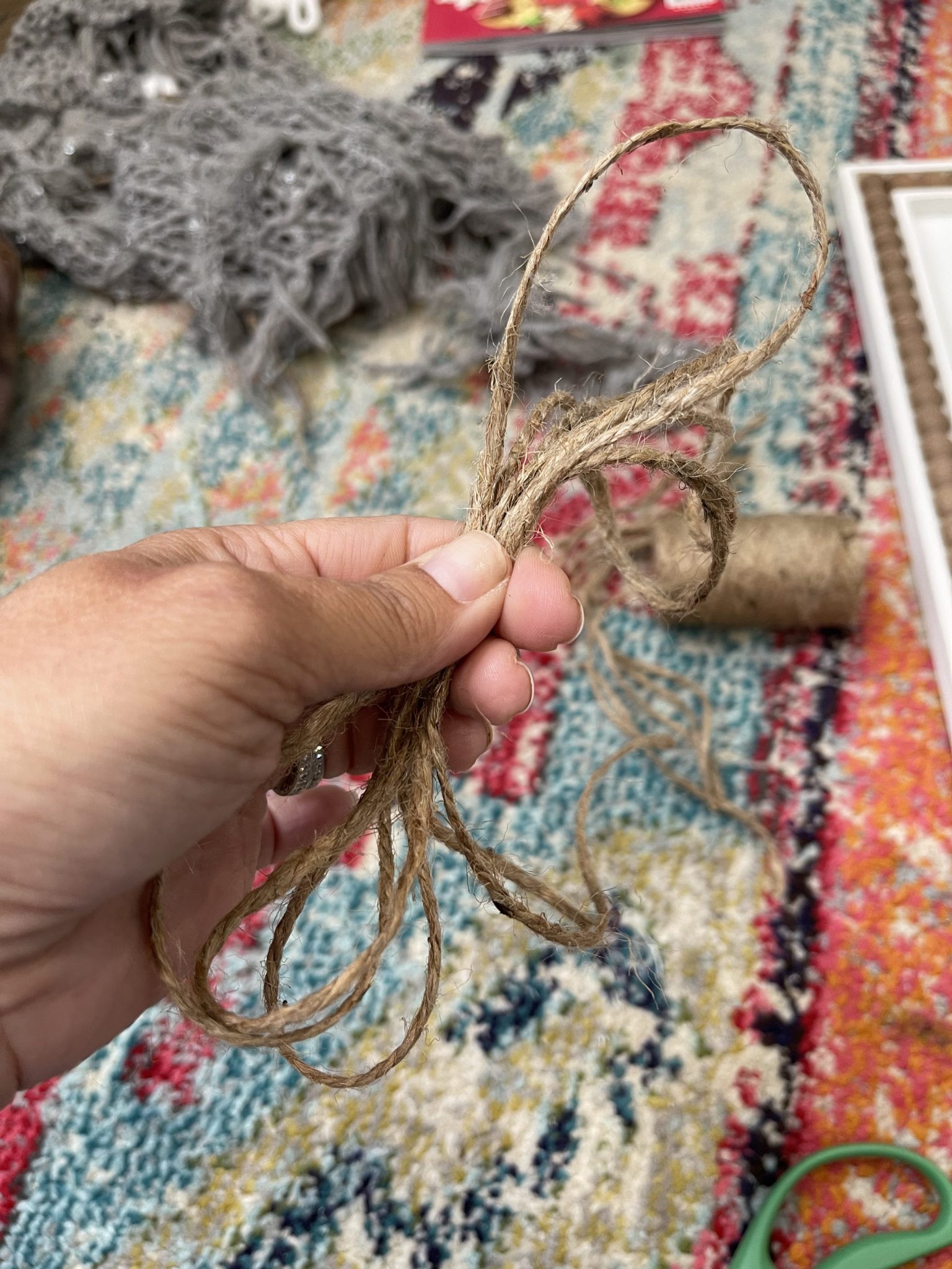 diy tassel Christmas tree ReFabbed