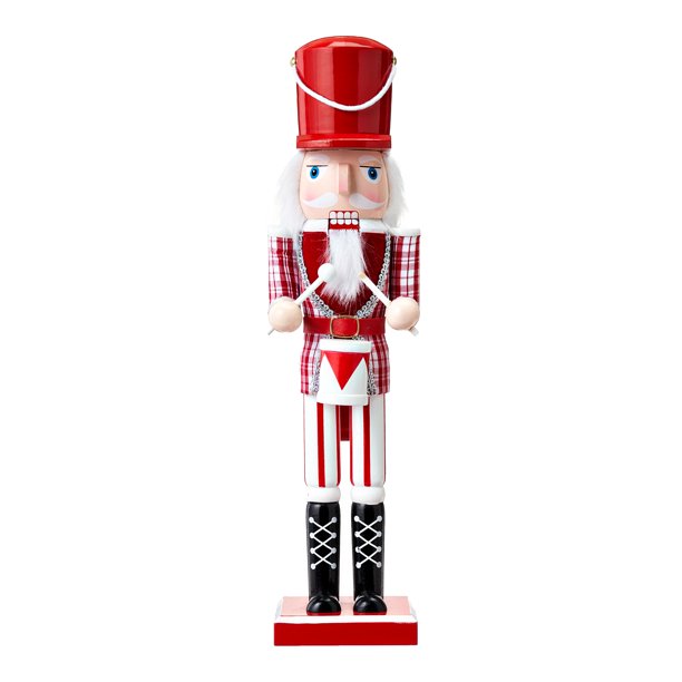 red and white nutcracker